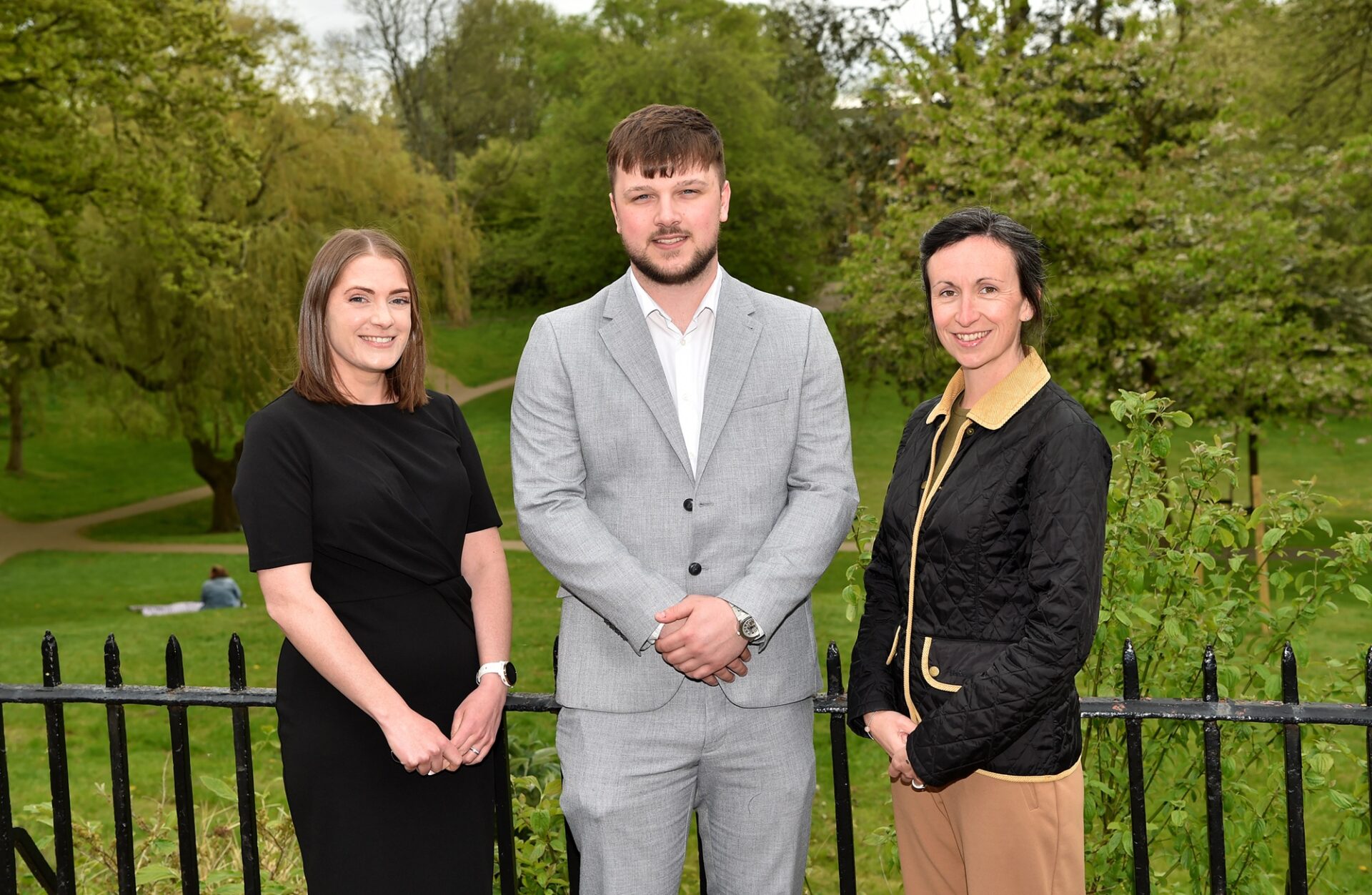 Vicky Beaumont, Matthew Mainds and Hannah Hughes of Harrison Drury